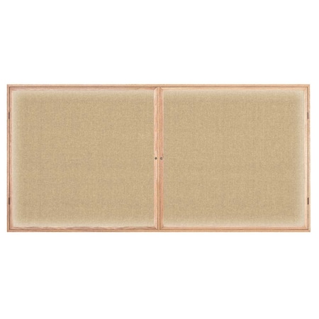 United Visual Products Open Faced Traditional Corkboard, 12x36" UV639A-BLACK-AMETHY